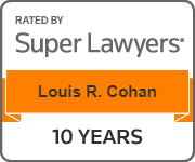 Rated By Super Lawyers Louis R. Cohan 10 years